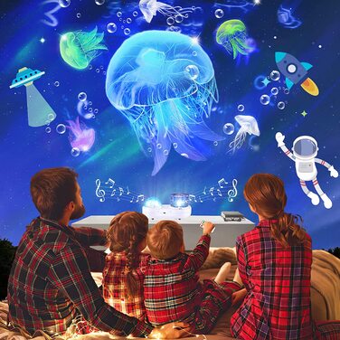 Дитячий проектор зоряного неба ONXE Galaxy 23-2 6 поекцій 12 кольорів