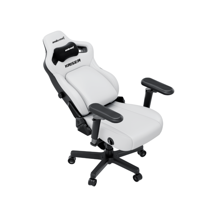 Крісло геймерське ігрове Anda Seat Kaiser 4 V2 Size XL White PVC