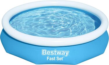 Каркасний басейн Bestway Fast Set 305x76 см, круглий, синій, без насоса