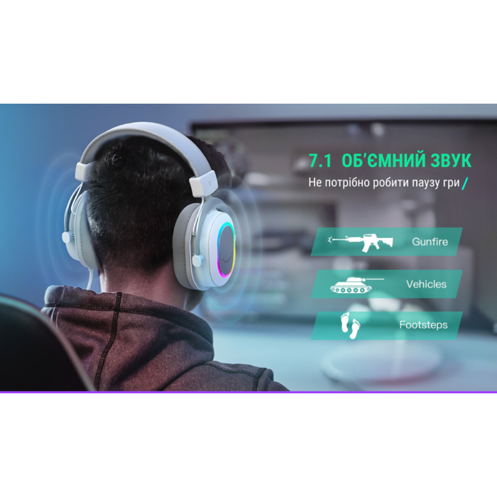 Гарнітура Fifine RGB H6W