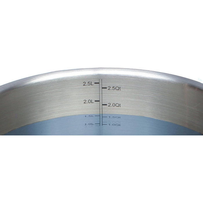 Молочник ELO Turmalin з мірною шкалою та дозатором олії, 14 см, нержавіюча сталь, індукційне дно