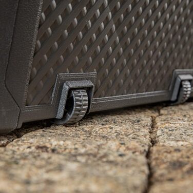 Садовий ящик Keter Emily з полірезину, 277 л - для зберігання подушок, інструментів