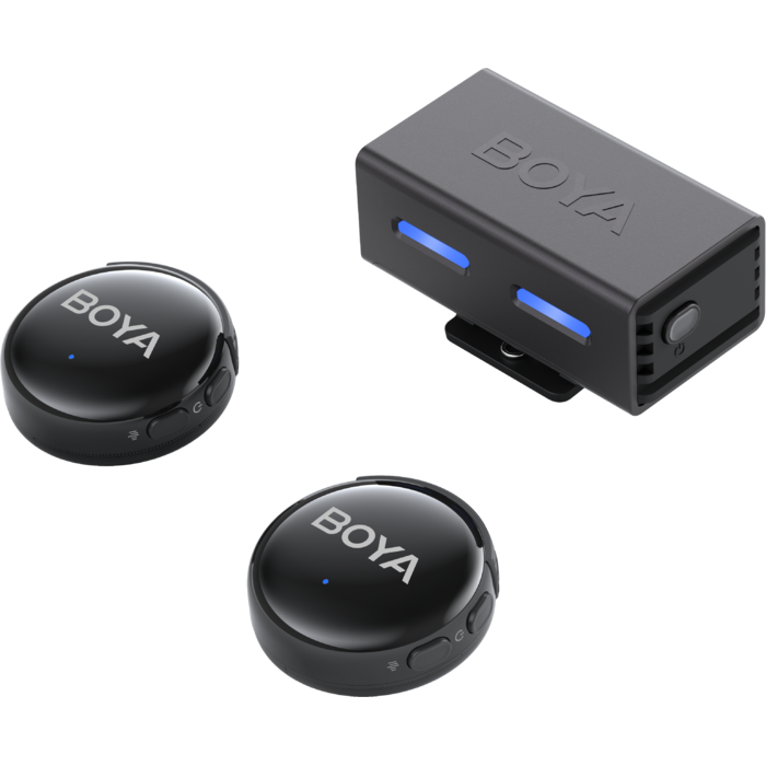 Бездротовий мікрофон BOYA LINK 3-01 Type-C/TRS/Lightning Black