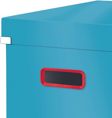 Ящик для зберігання і транспортування Leitz Click & Store, кубічна форма, 61080095 (великий, ніжно-блакитний)