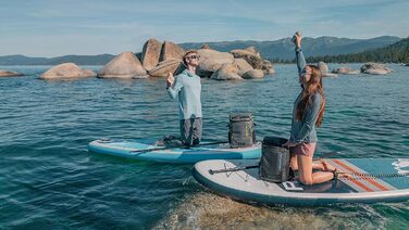 Рюкзак-холодильник SPARTER на 49 доз, ізольований, вологостійкий, легкий, для пляжу, подорожей, кемпінгу, обідів (сірий)