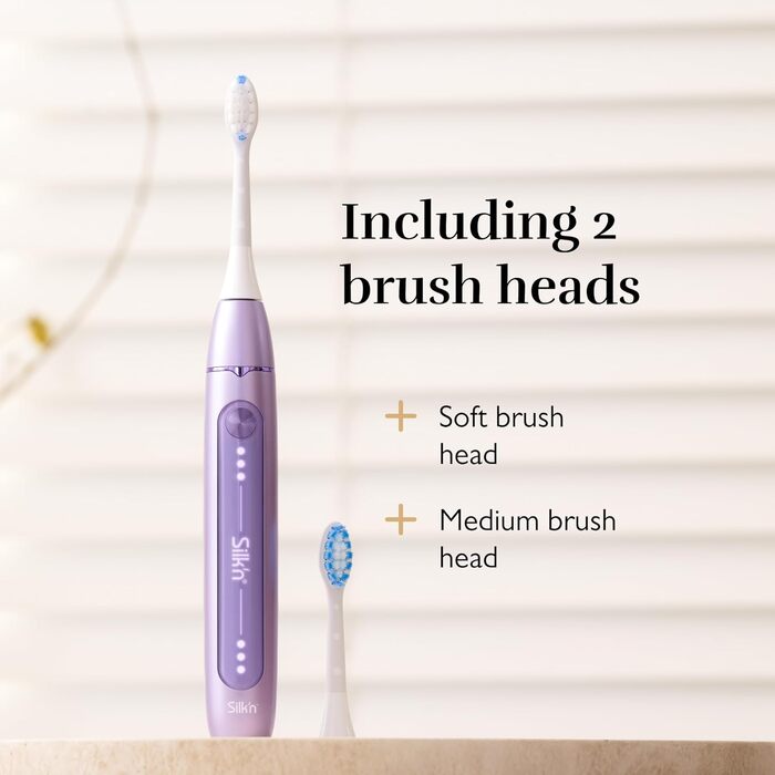 SonicYou Lila - звукова зубна щітка Silk'n з акумулятором на 300 днів