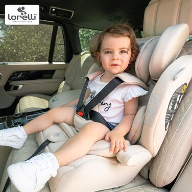Автокрісло Lorelli Adventure i-Size 9-36кг, сіре - з регульованою підголівником та 5-точковим ременем безпеки