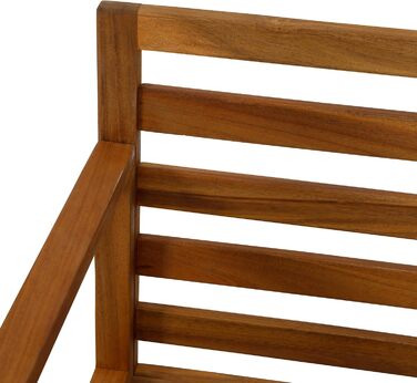 Садовий набір меблів Greemotion Dijon з акації FSC 100% - стіл та 2 стільці з подушками для балкона/саду