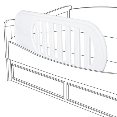 Захисний бар'єр Mealux Raily White (арт. KD-C02 White)