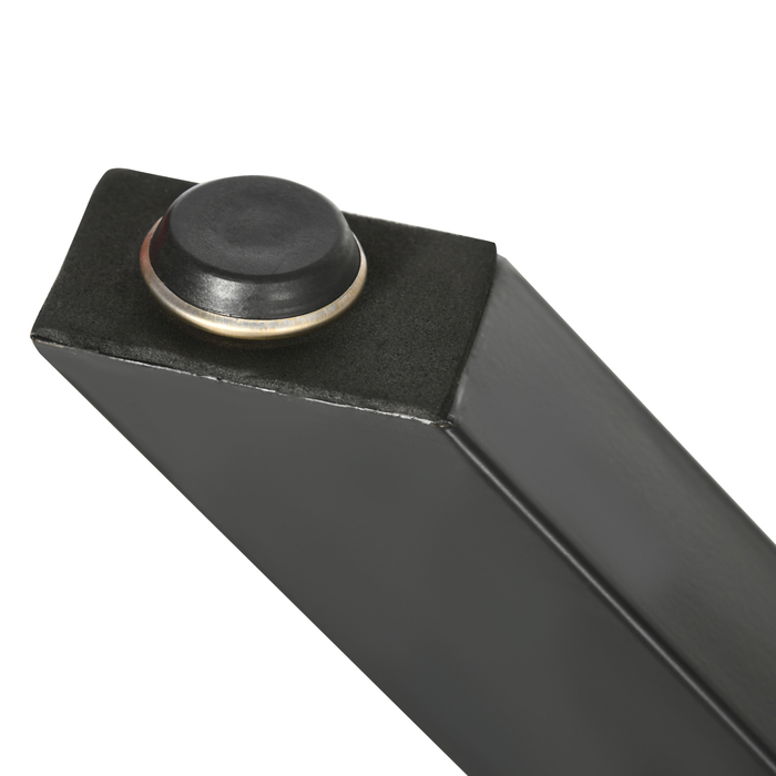 2 шт. металеві ніжки для столу, підставка для обіднього столу, письмового столу, журнального столика, металевий каркас у формі X, чорний колір, 72 см