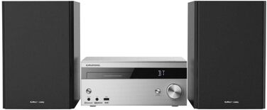 Система Grundig CMS 4000 BT DAB, Bluetooth, FM/DAB, 100 Вт RMS, срібло