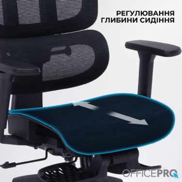 Крісло офісне OfficePro Skyline OC750-B-B-B