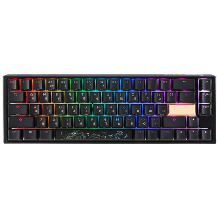 Механічна клавіатура Ducky One 3 SF Cherry MX Red RGB Black UA