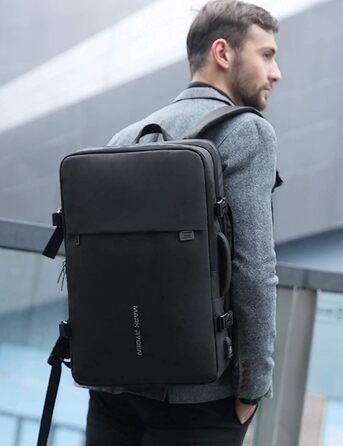 Рюкзак MARK RYDEN Business 25L-40L, гідрофобний, протиугінний, для ноутбуків 17.3', льотні випробування, поїздки вихідного дня