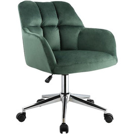 Офісний стіл Pascal Morabito PEGA - крісло, регульована висота, велюр, зелений