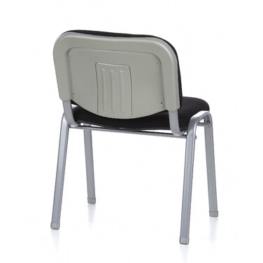Крісло для відвідувачів / Конференційне крісло / Комплект з 4 крісел XT 600 срібного / чорного кольору hjh OFFICE