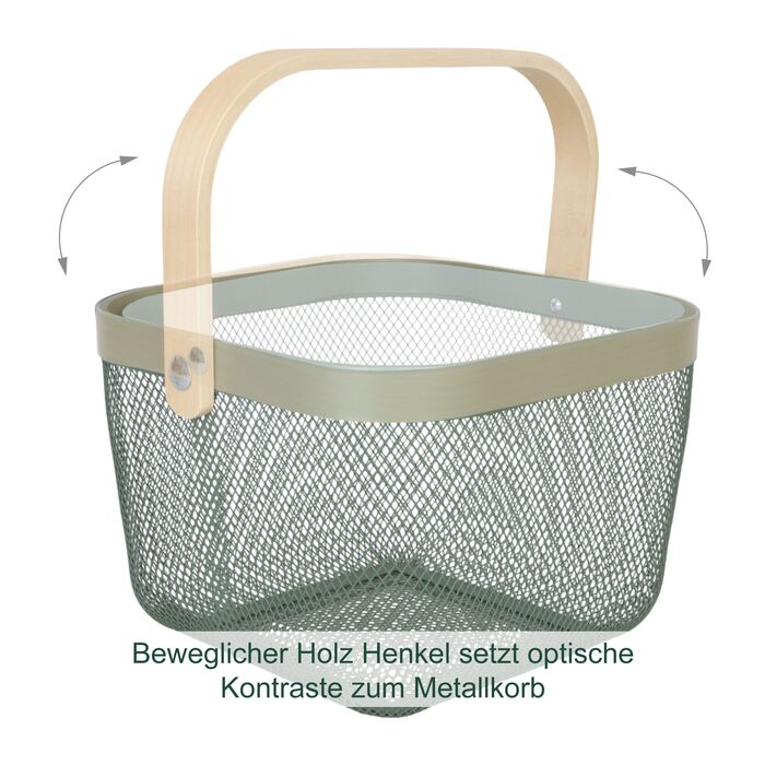 Кошик для зберігання Relaxdays з ручкою