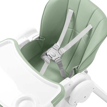 Дитячий стільчик Baby Vivo Kinder Hochstuhl з регулюванням висоти та функцією лежання, колір Cool Mint