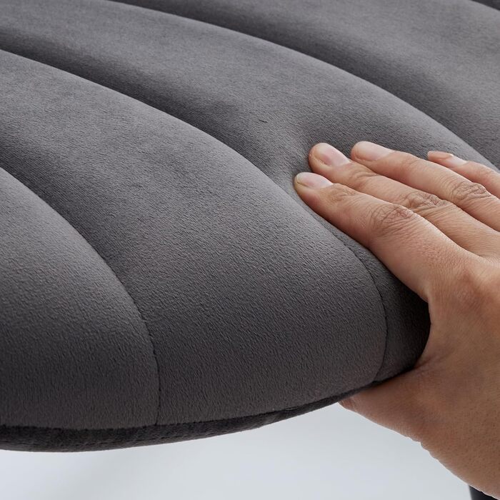 Тюкаїлай Комплект з 2-х обідніх стільців, штучна шкіра, ергономічний, з металевим каркасом, до 150 кг, для кухні та вітальні, коричневий (сірий, комплект з 4-х, велюр)