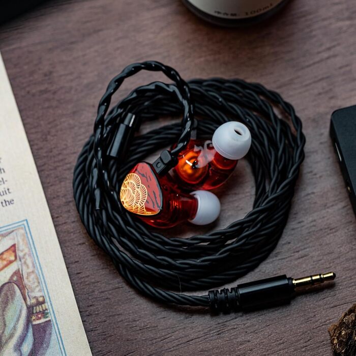 Внутрішньоканальний монітор LINSOUL TANGZU x HBB XuanNv, 2 динамічних динаміка HiFi IEM, знімний 2-контактний кабель