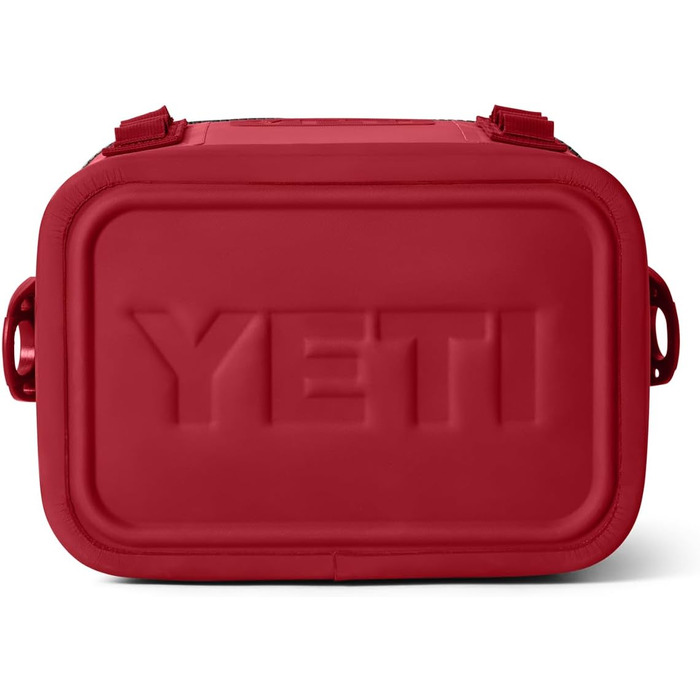 Чорний рюкзак-холодильник YETI Hopper Flip 8 (Rescue Red)