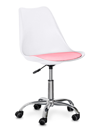 Крісло Evo-kids Capri White / Pink (арт. H-231 W/PN)