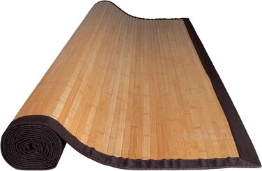 Бамбуковий килимок Чуттєвий бамбуковий килимок Бігун з нековзною облямівкою Ø 160 см