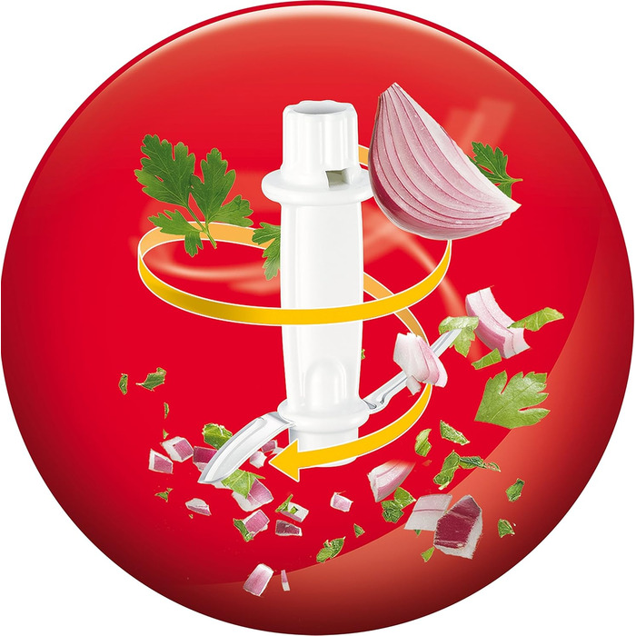 Подрібнювач Moulinex Mini Chopper Elektro Moulinette DJ300110 - компактний, 270 Вт, білий