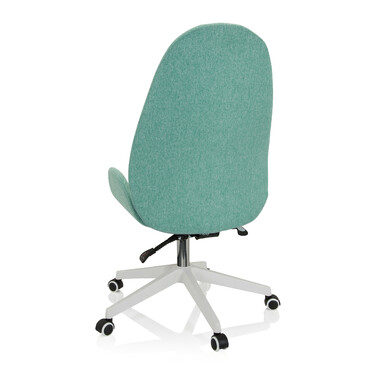 Офісне крісло AVEA I з тканини кольору аква