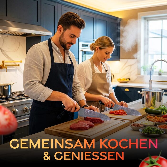 Японський кухонний ніж Damast 20 см з високоякісної сталі 67 шарів, ергономічна ручка G-10, подарункова упаковка (Santoku)