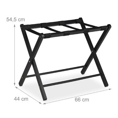 Підставка для валізи Relaxdays дерев'яна, складна