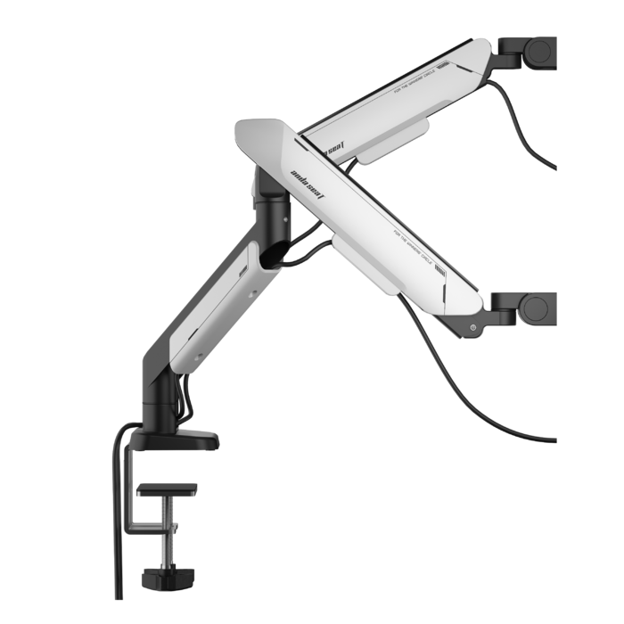 Настільне кріплення для двох моніторів Anda Seat Stealth PRO II Duo 17’’-42’’ Black & White