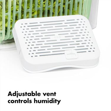 OXO Good Grips Greensaver Контейнер для зберігання продуктів, 4.7 л (1.5 л), з кришкою та вентиляцією