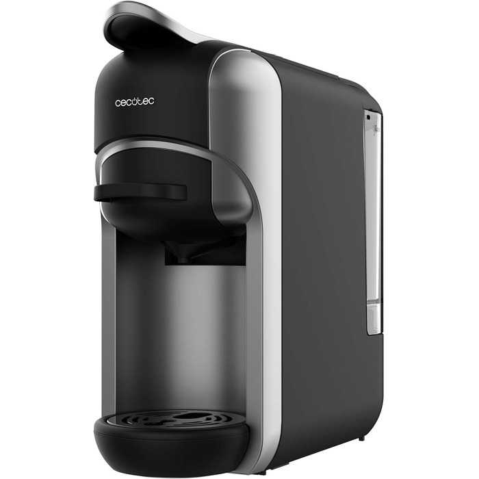 Кавомашина Cecotec Freestyle Compact Black - 1350W, 20 Bar, 4-в-1, Thermoblock, Forcearoma, для кави, Dolce Gusto, Nespresso, K-Fee (600ml)