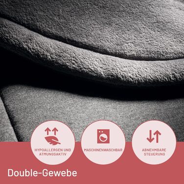 Грілка для шиї та плечей Imetec Intellisense - 47x52 см, 5 температур, електрозахист, антиалергенна тканина, машинне прання