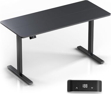 Електричний регульований стіл-рама ONKRON Wdt221e-b, чорний, для стільниць 120-170 см, до 70 кг