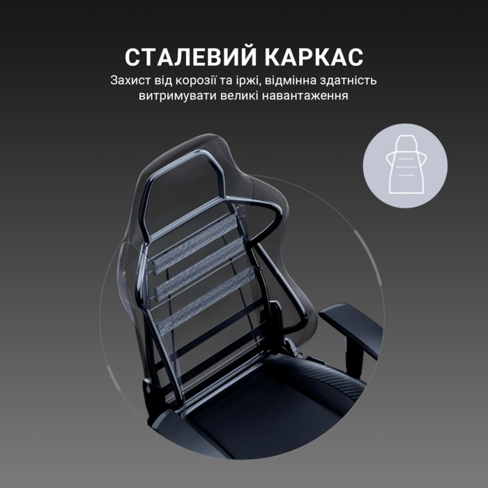 Крісло ігрове Anda Seat Luna Pro Gray Fabric Size L