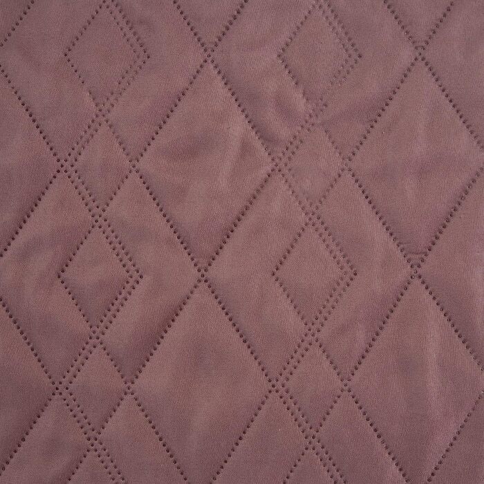 Ковдра єврофіранська, покривало, стьобаний плед, плед постільний, диванний плед, ковдра універсальна, класична, стьобана, візерунок (Пильно-рожевий 2, 200 x 220 см) Пильно-рожевий 2 200 х 220 см