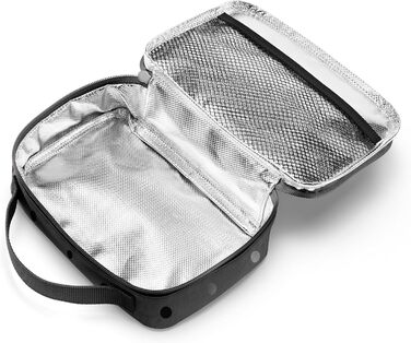 Reisenthel Thermocase – компактна термосумка для косметики, ліків і перекусів, водовідштовхувальна, чорний з глянцевими крапками