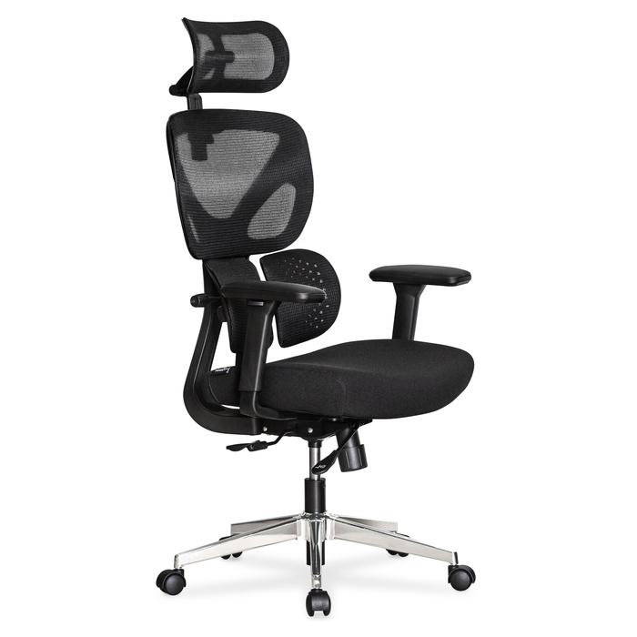 Крісло Mealux D1 Duo Air Fabric Black (арт. HF-D1 Duo F/B)