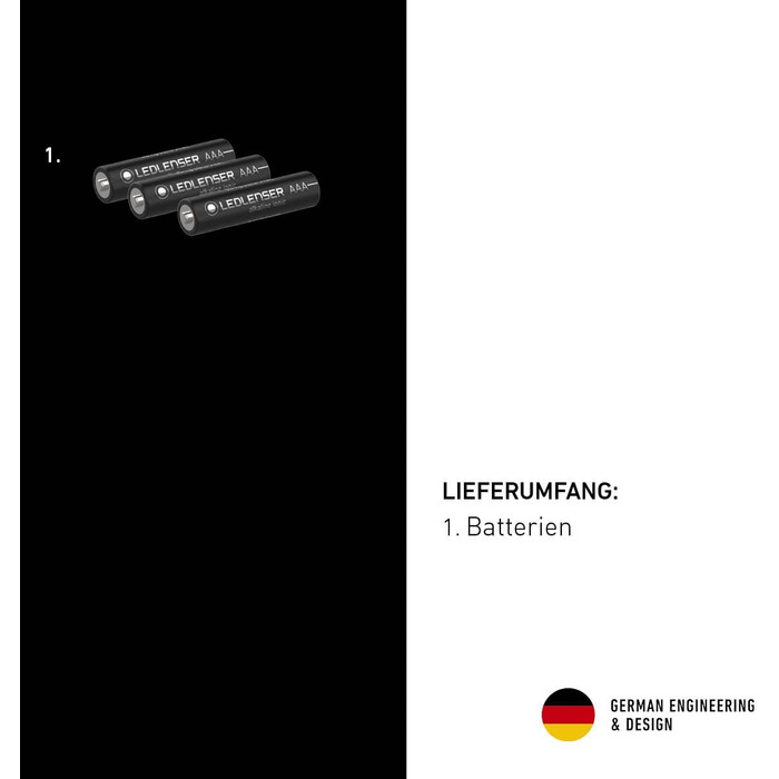 Ліхтарик з сердечником Ledlenser P6, підсвічування за індивідуальним замовленням завдяки вдосконаленій системі фокусування, 90 люмен, 6 годин роботи, надвисока яскравість