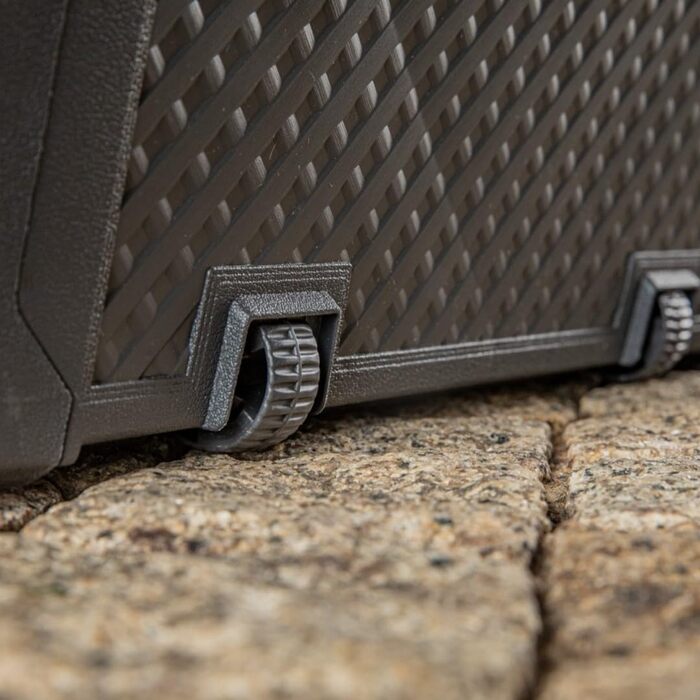 Садовий ящик Keter Emily з полірезину, 277 л - для зберігання подушок, інструментів