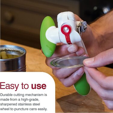 Відкривачка для консервів Zyliss Lock N Lift зелена (нова)