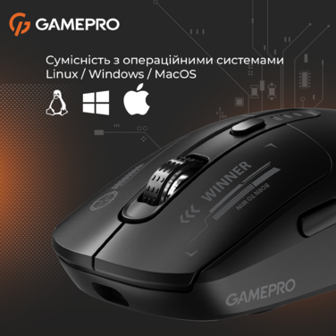 Бездротова миша GamePro Genesis Winner (GM079B)