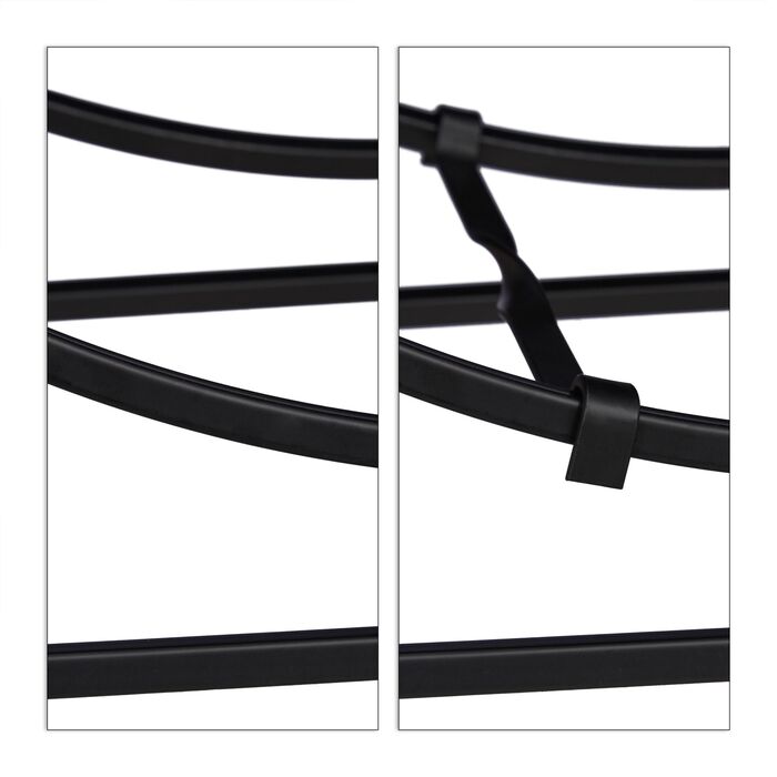 Поличка для дров Relaxdays круглої форми