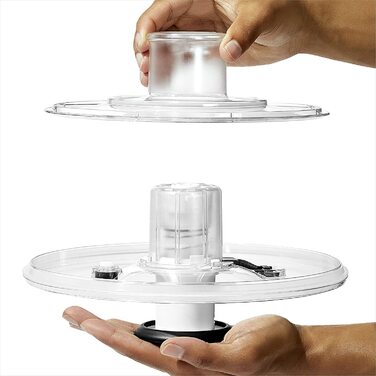 Салатниця-швидкообертач OXO SteeL з нержавіючої сталі з кришкою – для миття та сушіння салату. Нержавіюча сталь, велика