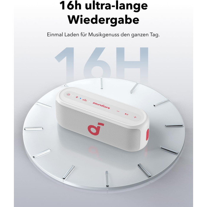 Soundcore Select 2S: Портативна Bluetooth-колонка з 20W, BassUp™ та IPX7 захистом (біла)