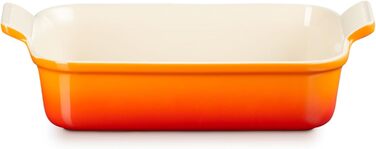 Форма для запікання Le Creuset прямокутна, 26 см, 2.4 л, кераміка, червона