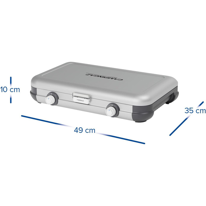 Газовий набір для кемпінгу Campingaz Kitchen 2 | 2-конфортний газовий нагрівач з потужністю 4000 Вт | для кемпінгу та подорожей | сумісний з CV 470 та R-Zylinder
