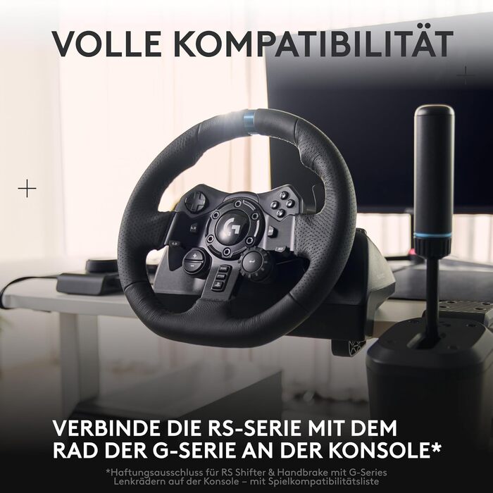Logitech G29 Driving Force Racing Wheel – Ігровий кермо з Force Feedback для PS5, PS4, PC, Mac – Чорний
